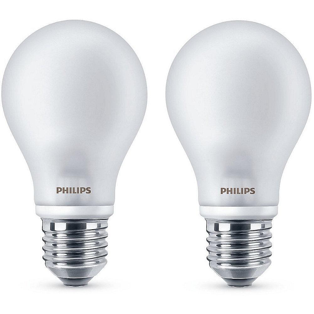 Philips LEDClassic Birne A60 4,5W (40W) E27 matt warmweiß EEK A  (2er Pack)