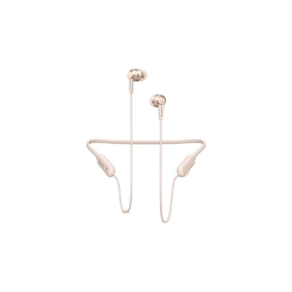 Pioneer SE-C7BT(G) In-Ear Kopfhörer Bluetooth NFC, rose-gold, Aluminium-Design