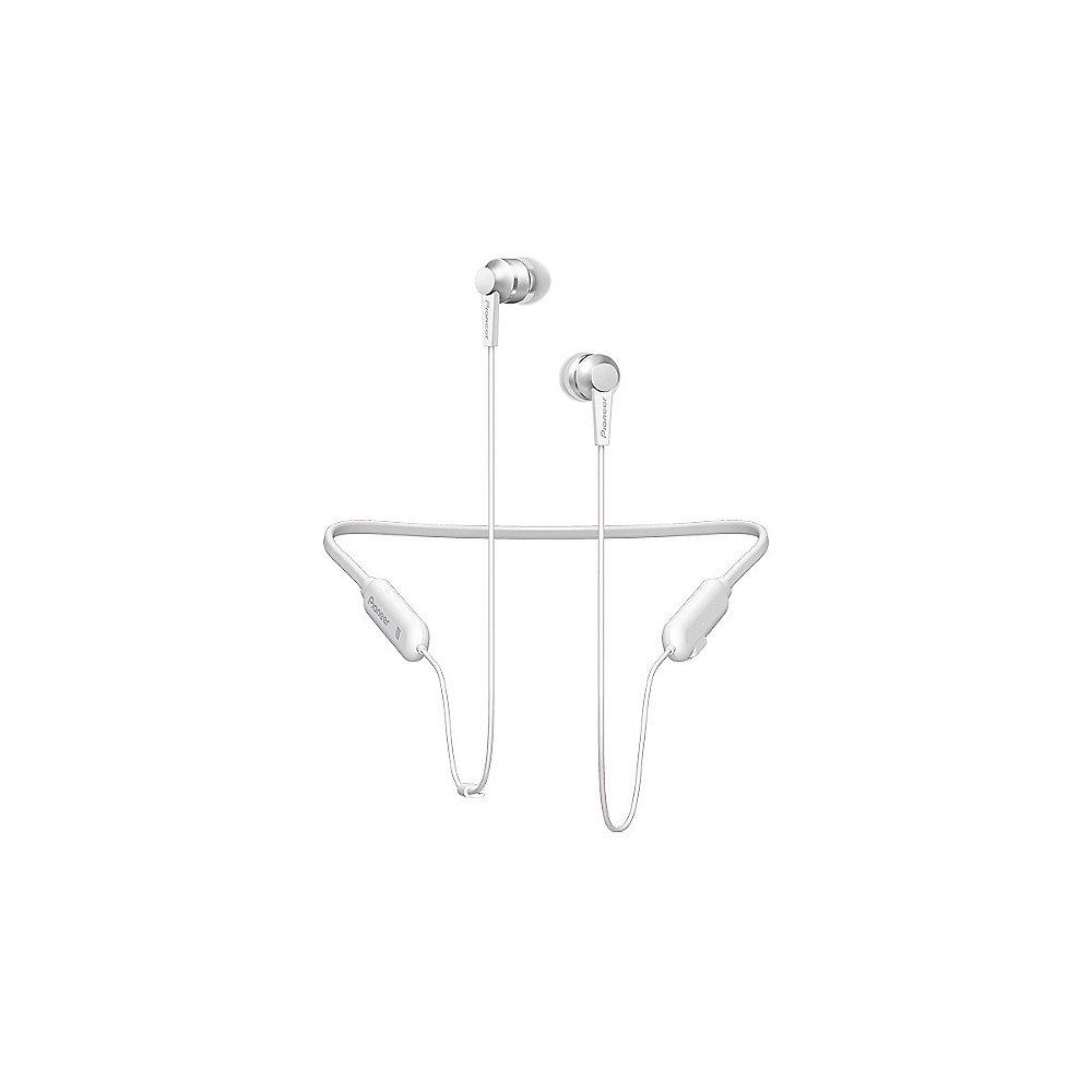 Pioneer SE-C7BT(W) In-Ear Kopfhörer Bluetooth NFC, Weiß, Aluminium-Design