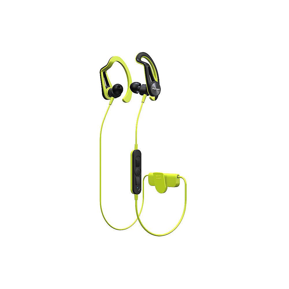 Pioneer SE-E7BT(Y) In-Ear Kopfhörer Bluetooth Sport wassergeschützt, Gelb