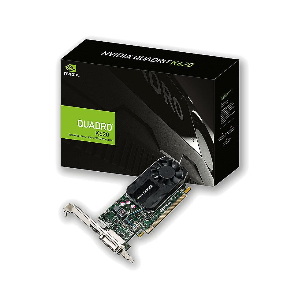 PNY Quadro K620 2GB GDDR3 PCIe DP/DVI - Retail Low Profile, PNY, Quadro, K620, 2GB, GDDR3, PCIe, DP/DVI, Retail, Low, Profile