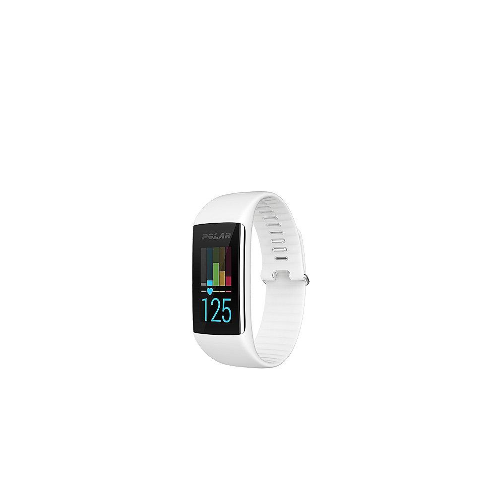 Polar A360 Weiss Größe S Fitnesstracker optische Pulsmessung Smart-Notification