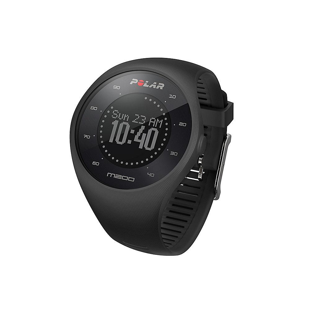 Polar M200 Schwarz M/L GPS-Laufuhr mit Pulsmessung