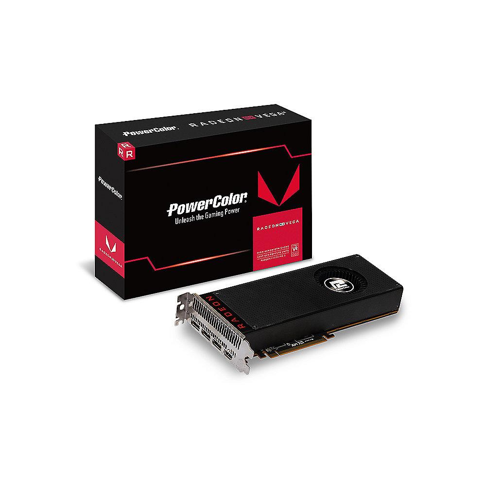 PowerColor AMD Radeon RX Vega 64 AIR Black 8GB HBM2 HDMI/3x DP Grafikkarte, PowerColor, AMD, Radeon, RX, Vega, 64, AIR, Black, 8GB, HBM2, HDMI/3x, DP, Grafikkarte