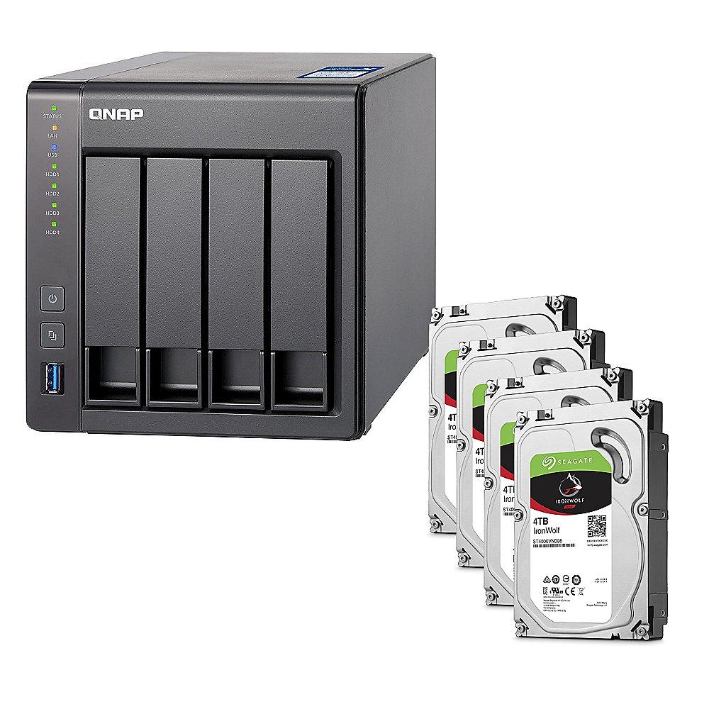 QNAP TS-431X-2G NAS System 4-Bay 16TB inkl. 4x 4TB Seagate ST4000VN008