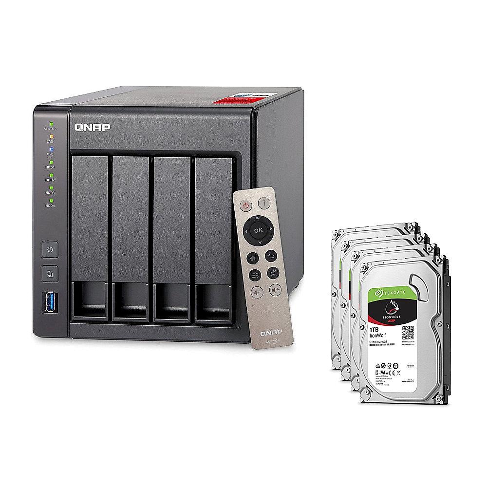 QNAP TS-451 -8G NAS System 4-Bay 4TB inkl. 4x 1TB Seagate ST1000VN002