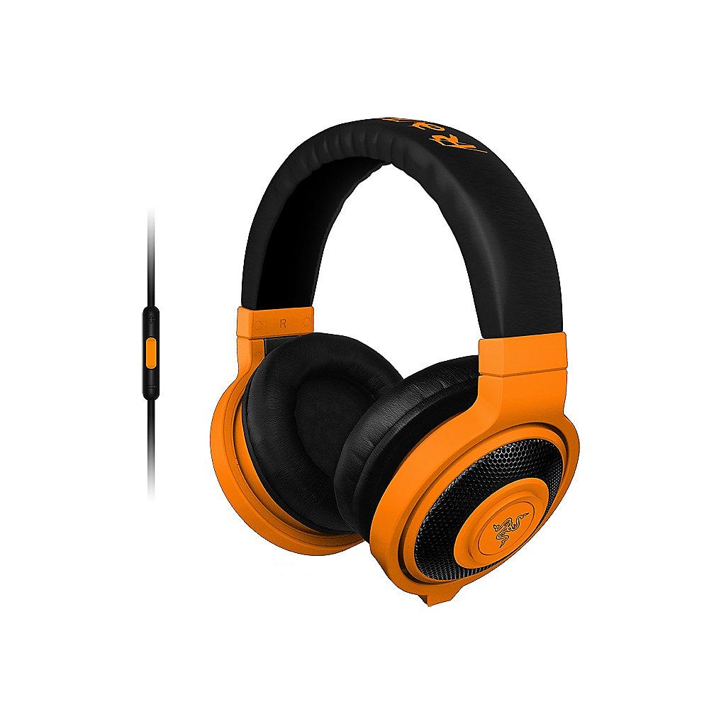 Razer Kraken Mobile Gaming Kopfhörer mit Mikrofon orange