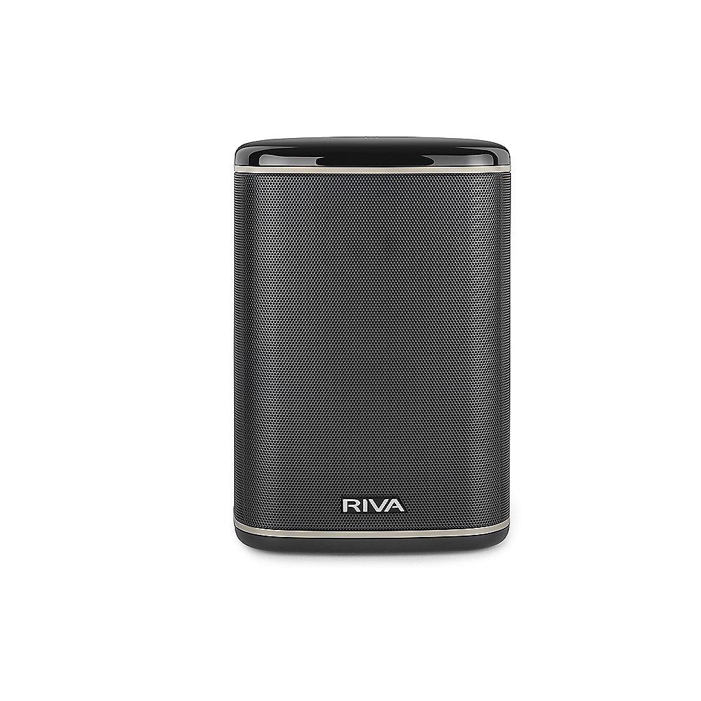 RIVA Arena Multi-Room-Lautsprecher schwarz WLAN Bluetooth Chromecast kompatibel, RIVA, Arena, Multi-Room-Lautsprecher, schwarz, WLAN, Bluetooth, Chromecast, kompatibel