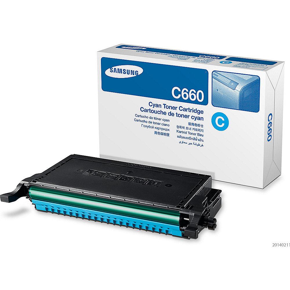 Samsung CLP-C660A Original Toner Cyan für ca. 2.000 Seiten