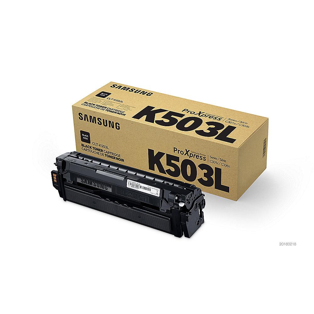 Samsung CLT-K503L Original Toner Schwarz für ca. 8.000 Seiten