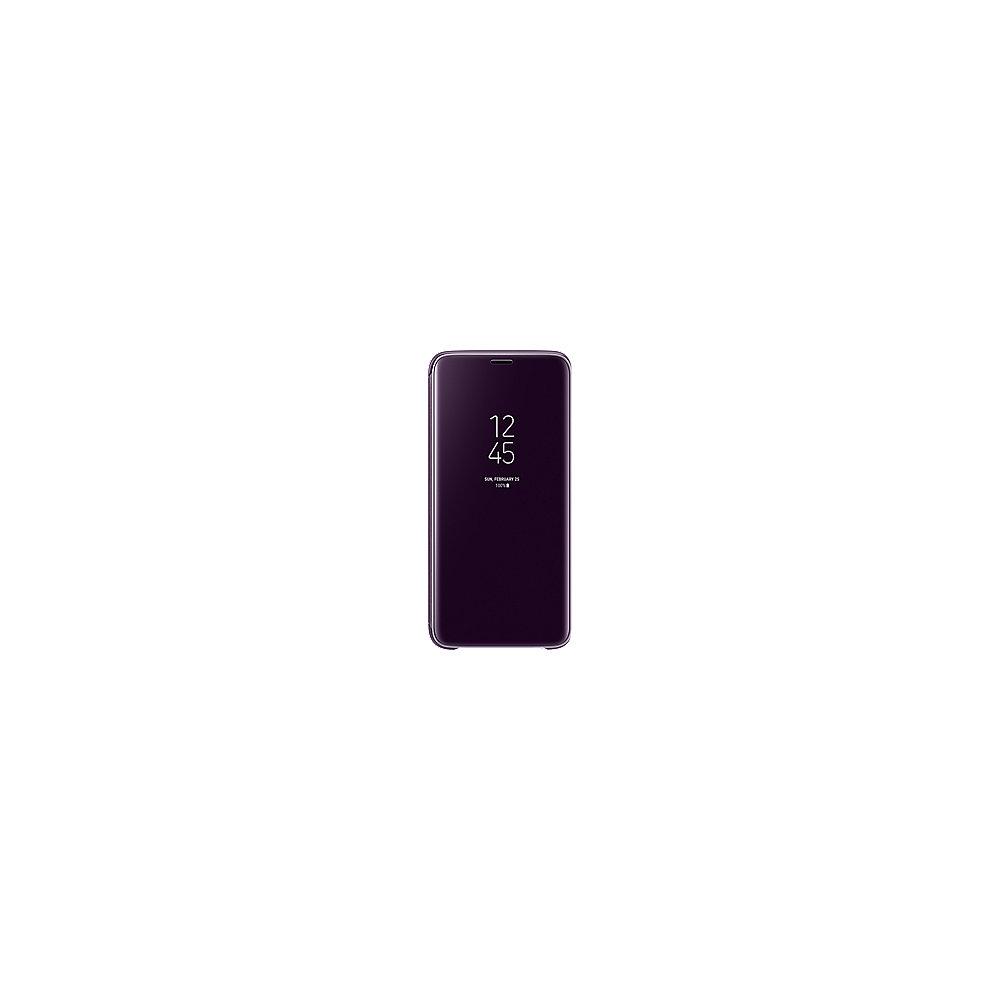 Samsung EF-ZG960 Clear View Standing Cover für Galaxy S9 lila