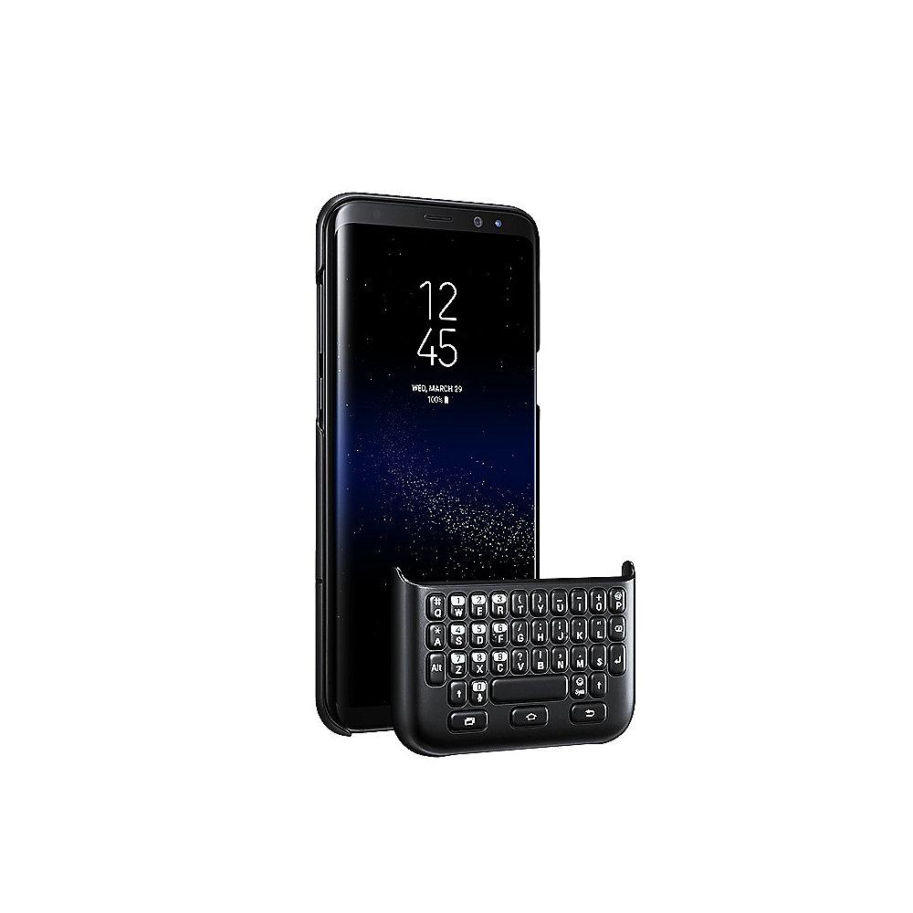 Samsung EJ-CG955 Keyboard Cover QWERTZ für Galaxy S8  schwarz