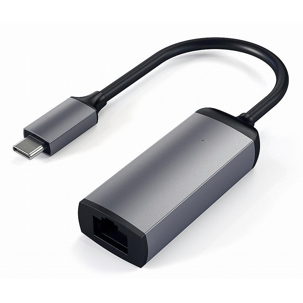 Satechi USB-C auf Ethernet Adapter Space Gray, Satechi, USB-C, Ethernet, Adapter, Space, Gray