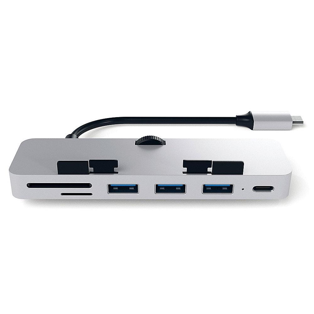 Satechi USB-C Clamp Hub Pro Multi-Port Adapter Silber, Satechi, USB-C, Clamp, Hub, Pro, Multi-Port, Adapter, Silber