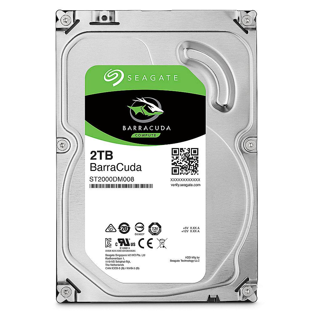 Seagate BarraCuda HDD ST2000DM008 - 2TB 256MB 3.5zoll SATA600