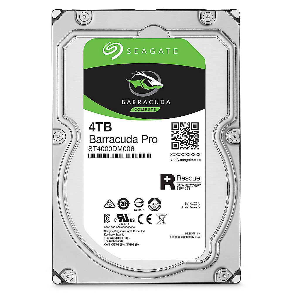 Seagate BarraCuda Pro HDD ST4000DM006 - 4TB 7200rpm 3.5zoll