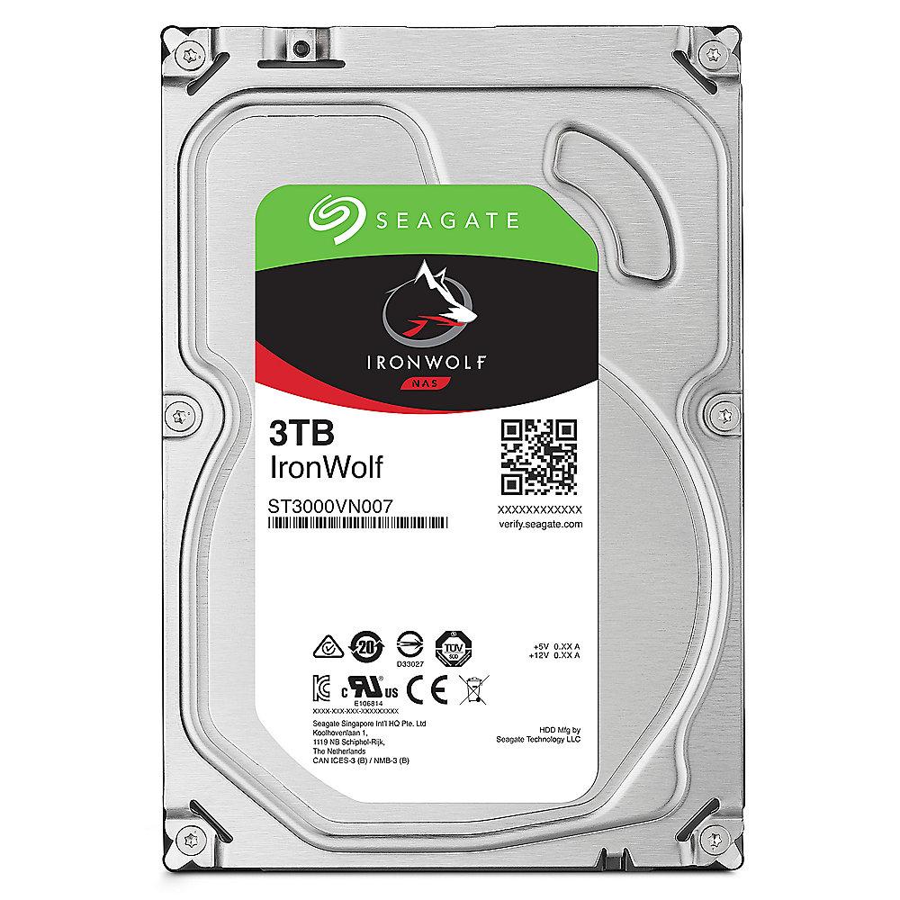 Seagate IronWolf NAS HDD ST3000VN007 - 3TB 5900rpm 64MB 3.5zoll SATA600