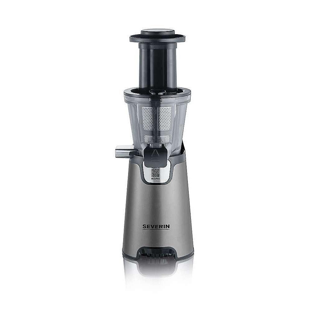 Severin ES 3571 Slow-Juicer grau-metallic-schwarz / Edelstahl