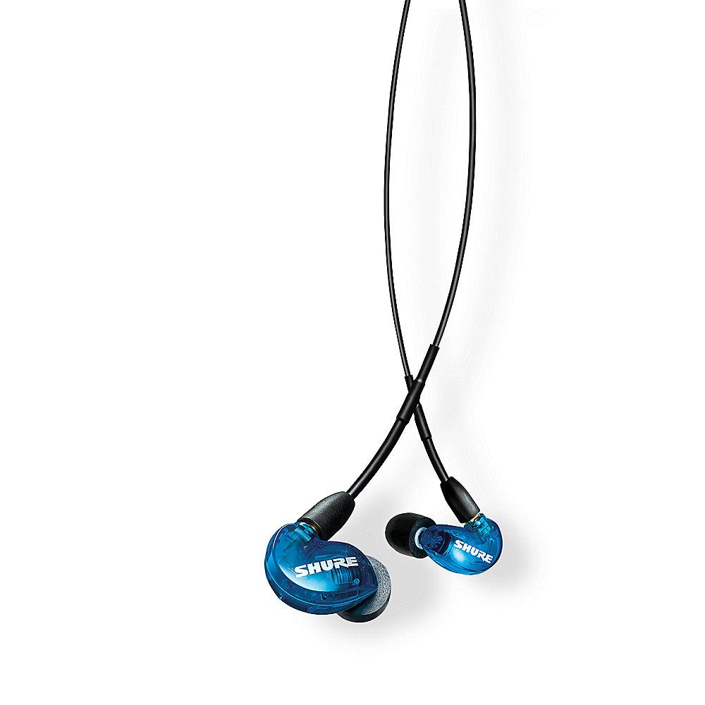 Shure SE215 Sound Isolating Ohrhörer, blau