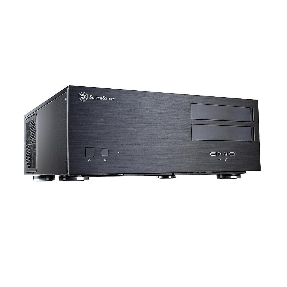 SilverStone GRANDIA GD08 HTPC-Gehäuse E-ATX/ATX/mATX SST-GD08B USB3.0 black