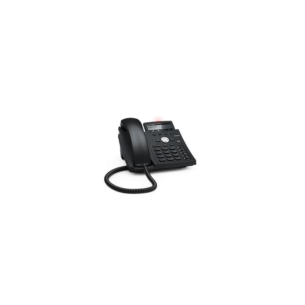 Snom D315 VoIP Telefon schwarz-blau ohne Netzteil