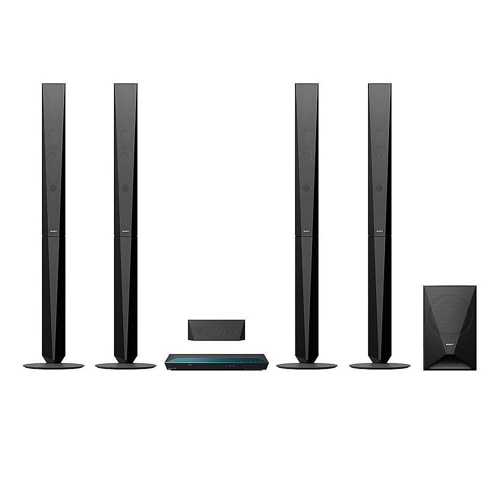 Sony BDV-E6100 5.1 3D Blu-ray Heimkinosystem mit Bluetooth und NFC Schwarz, Sony, BDV-E6100, 5.1, 3D, Blu-ray, Heimkinosystem, Bluetooth, NFC, Schwarz