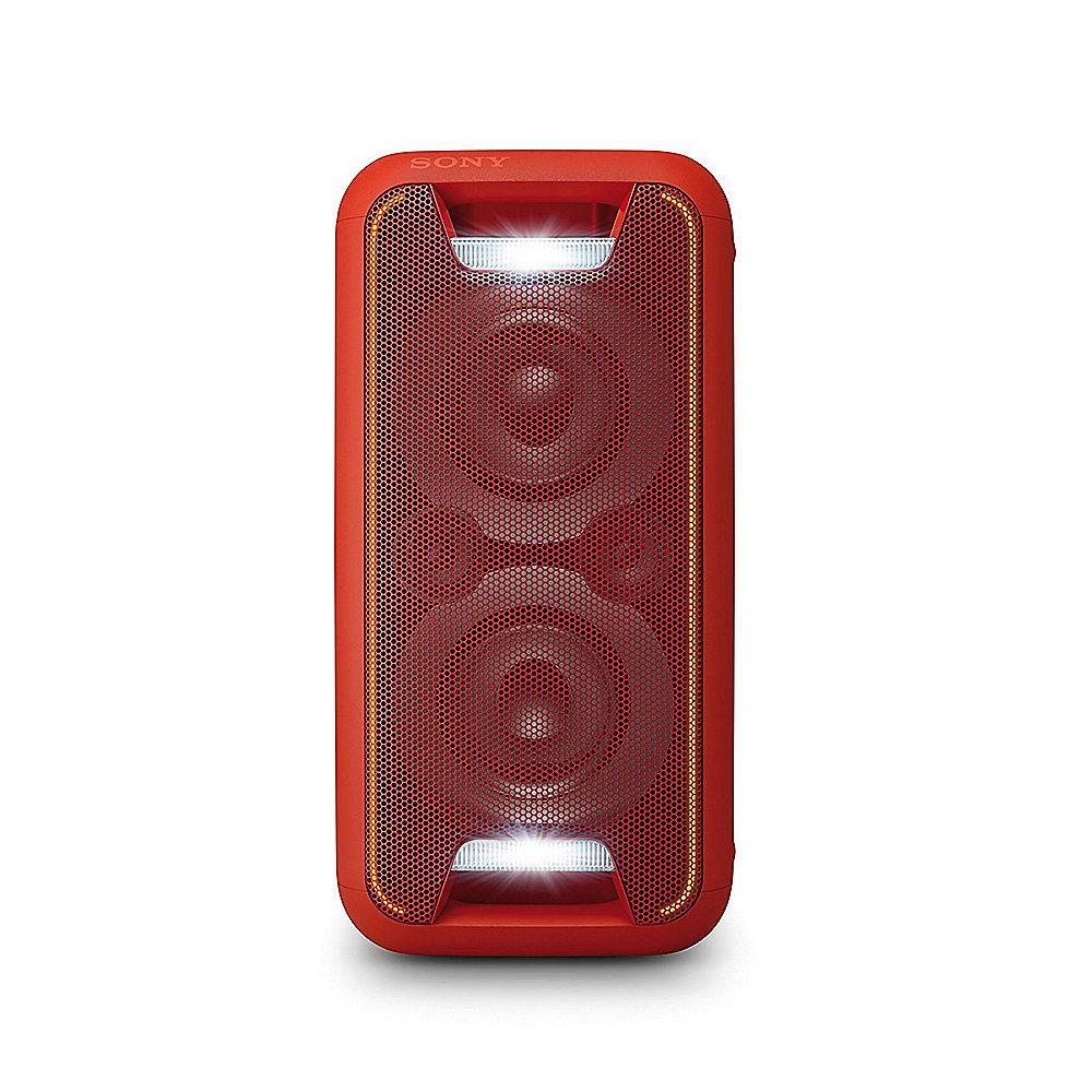 Sony GTK-XB5R One Box Party Soundsystem (Bluetooth NFC) Rot