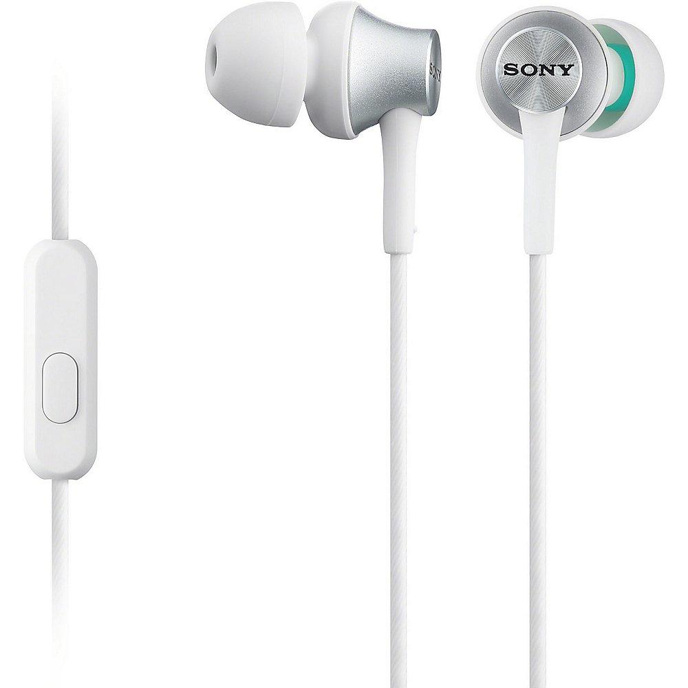 Sony MDR-EX450H In Ear Kopfhörer mit Headsetfunktion - Weiß