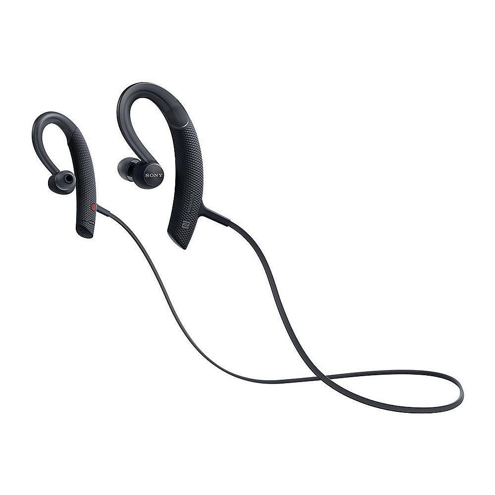 Sony MDR-XB80BS In Ear Kopfhörer kabellos Bluetooth NFC Extra Bass Schwarz