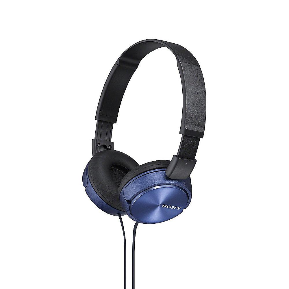 Sony MDR-ZX310L On Ear Kopfhörer - Blau, Sony, MDR-ZX310L, On, Ear, Kopfhörer, Blau