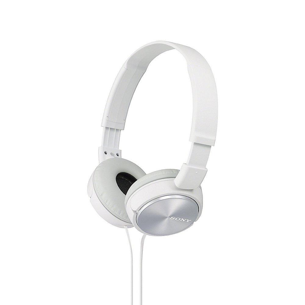 Sony MDR-ZX310W On Ear Kopfhörer - Weiß, Sony, MDR-ZX310W, On, Ear, Kopfhörer, Weiß