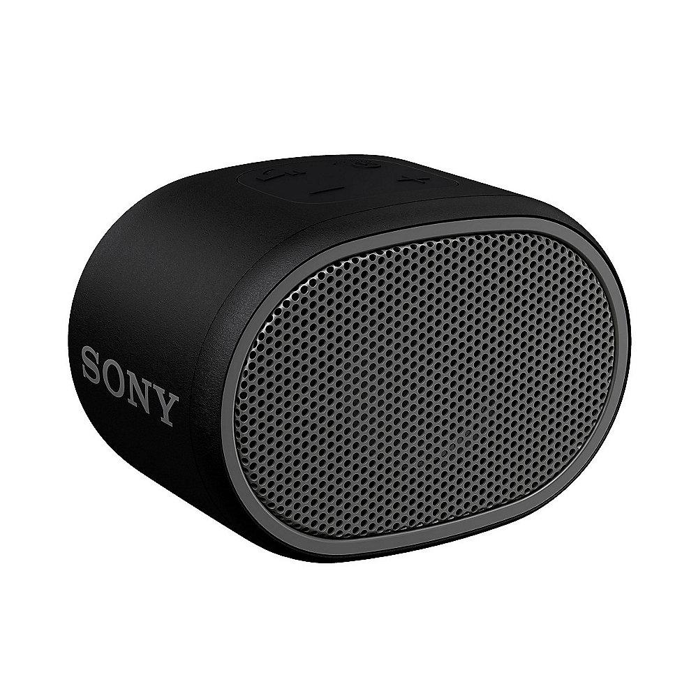 Sony SRS-XB01 tragbarer Bluetooth Lautspr. 6h Akku Spritzwassergesch. schwarz