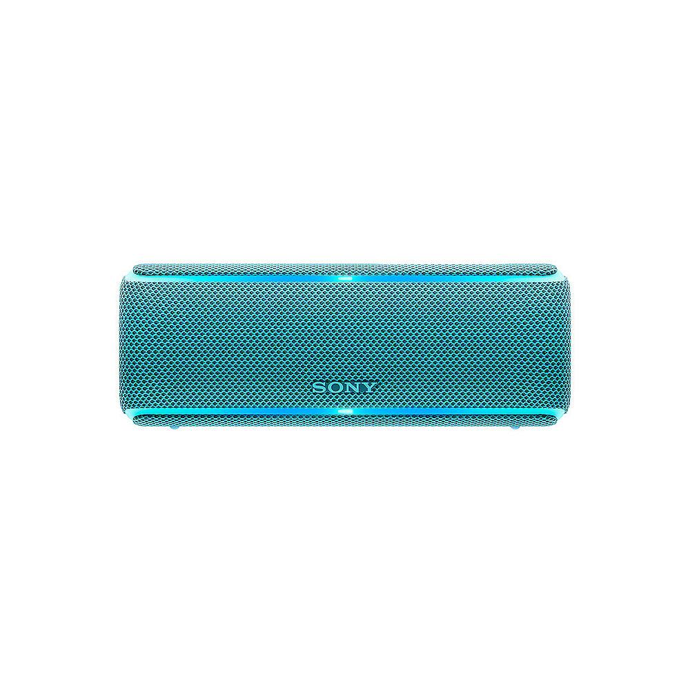 Sony SRS-XB21 tragbarer Lautsprecher (wasserabweisend, NFC, Bluetooth) blau, Sony, SRS-XB21, tragbarer, Lautsprecher, wasserabweisend, NFC, Bluetooth, blau