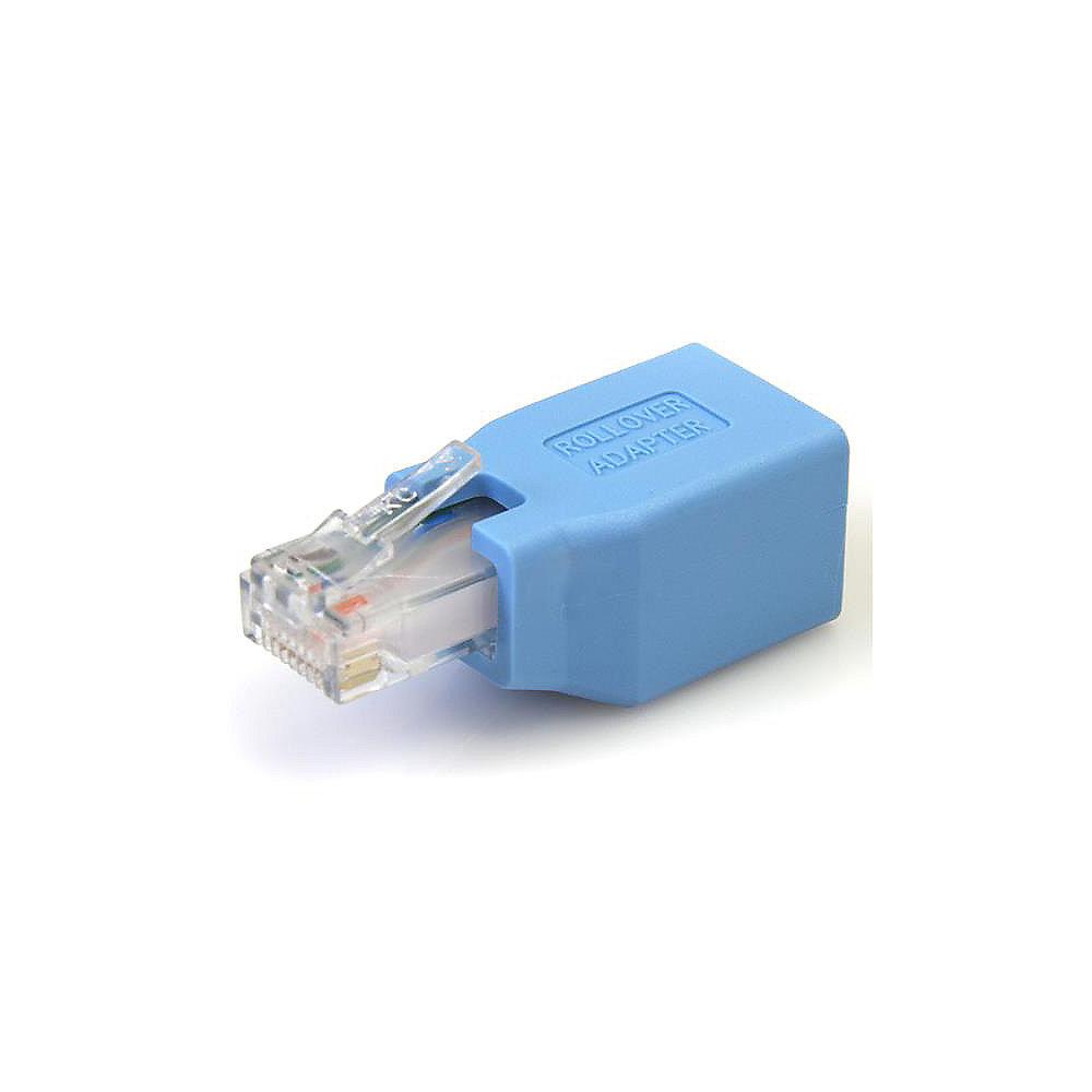 Startech Cisco Konsolen Rollover Adapter für RJ45 Ethernet Kabel St./Bu. blau