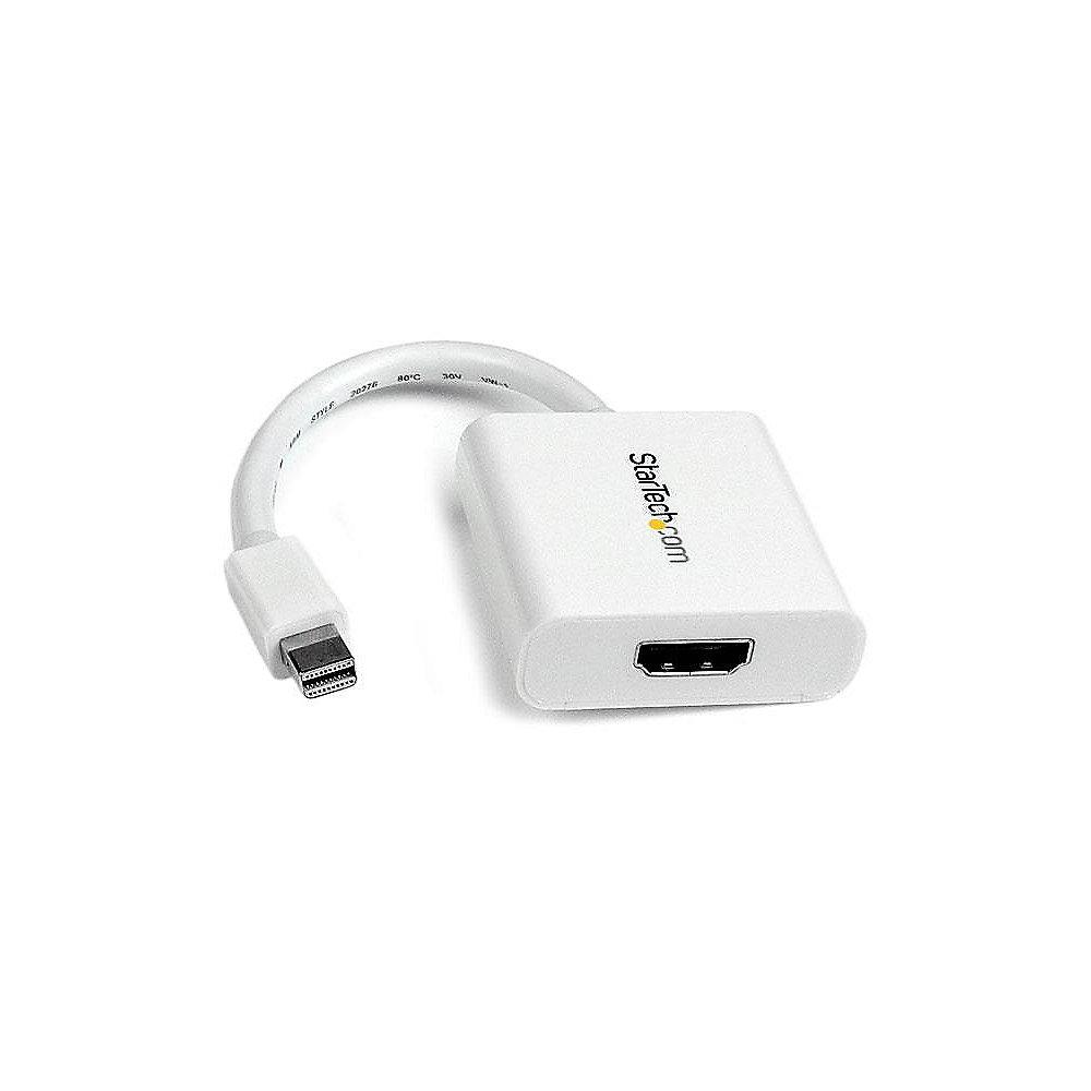 Startech Displayport Adapter 0,12m mini DP zu HDMI passiv St./Bu. weiß