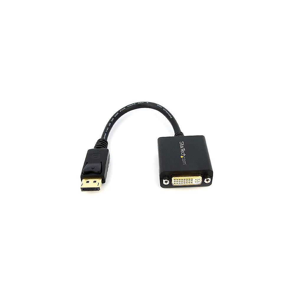 Startech Displayport Adapter 0,15m DP zu DVI HDTV passiv St./Bu. schwarz