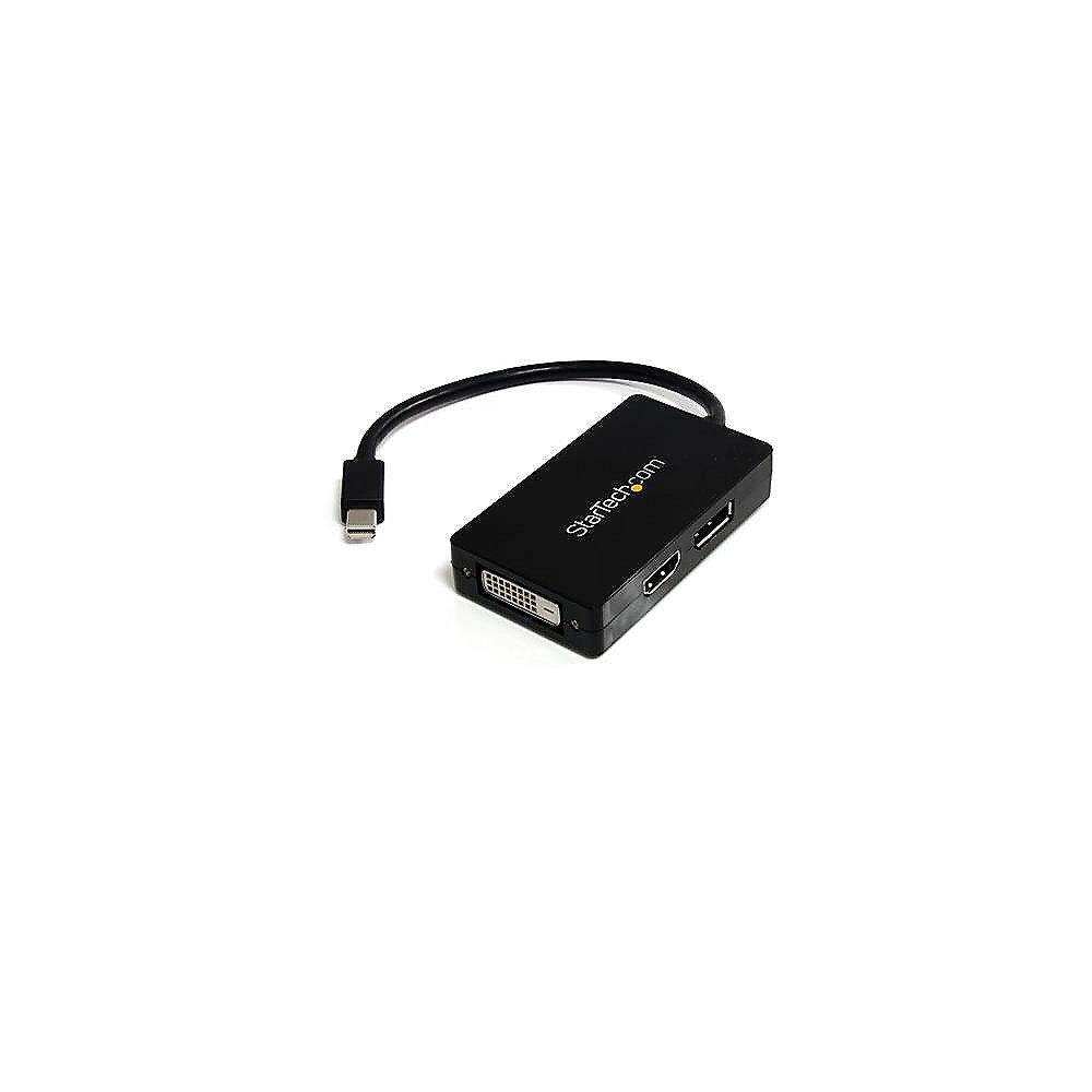 Startech Displayport Adapter Mini DisplayPort zu DisplayPort/DVI/HDMI schwarz, Startech, Displayport, Adapter, Mini, DisplayPort, DisplayPort/DVI/HDMI, schwarz