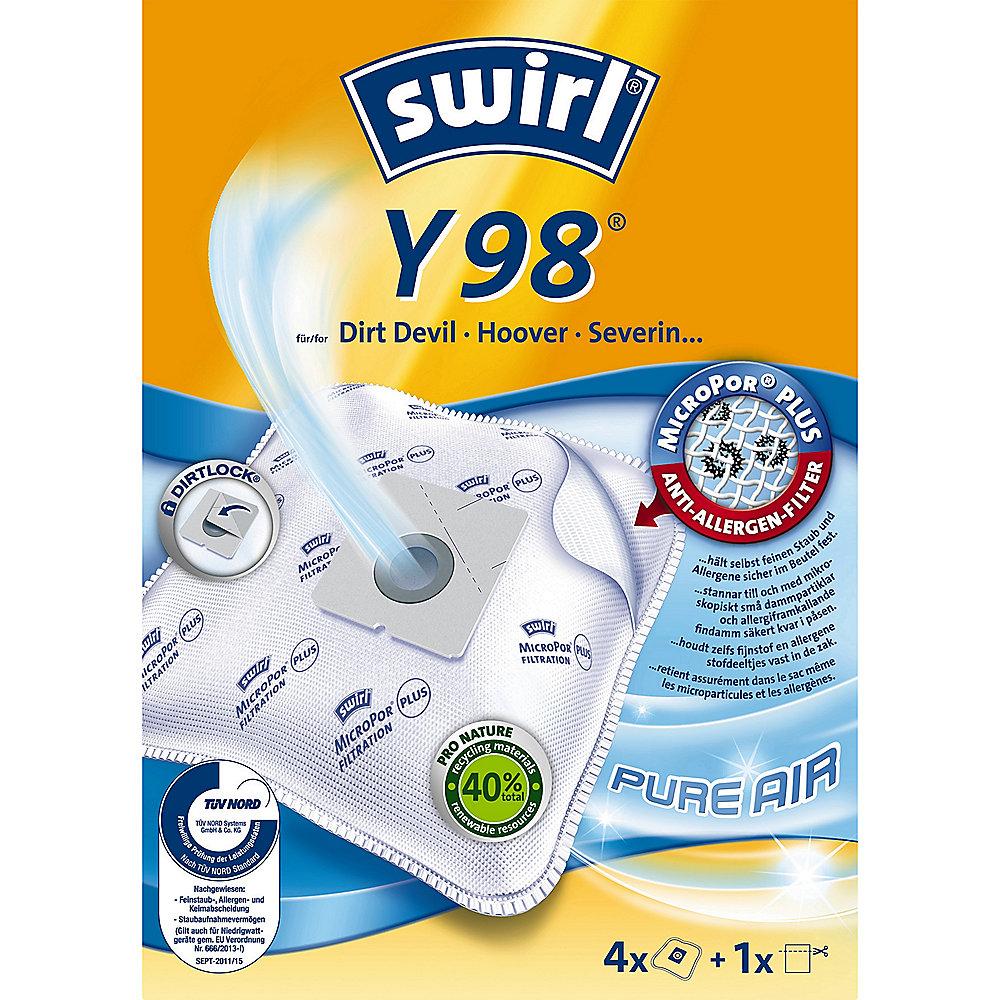 Swirl Y 98 MicroPor Plus AirSpace Staubsaugerbeutel (4er Pack)