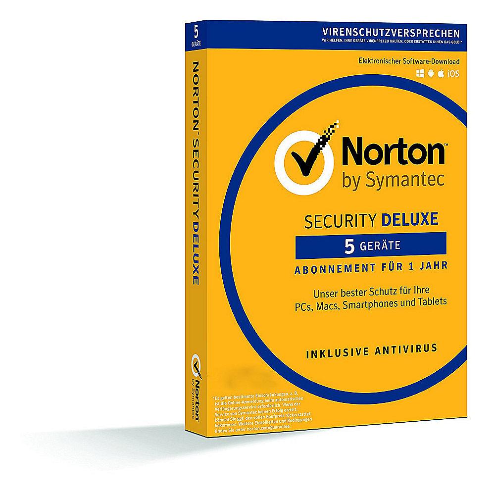Symantec Norton Security 3.0 5Geräte Deluxe 1Jahr CardCase