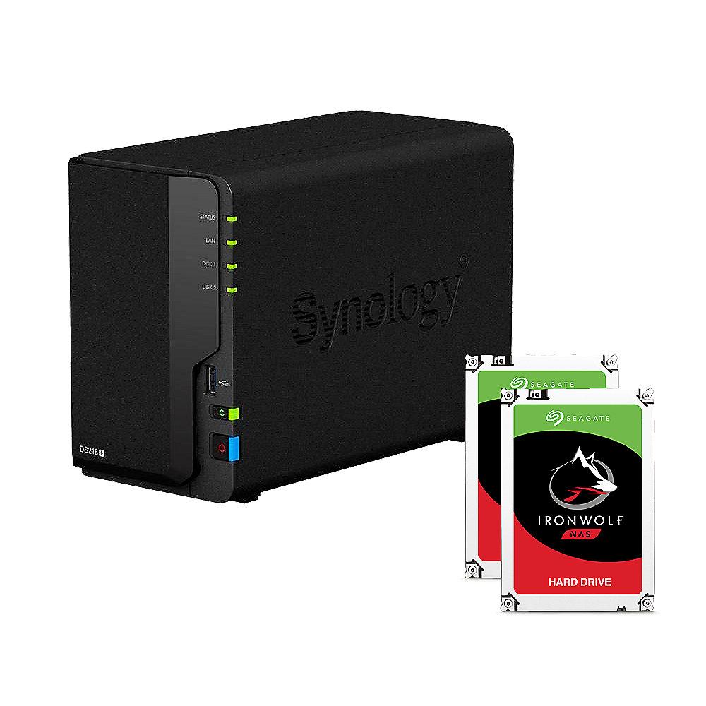 Synology DS218  NAS System 2-Bay 12TB inkl. 2x 6TB Seagate ST6000VN0033