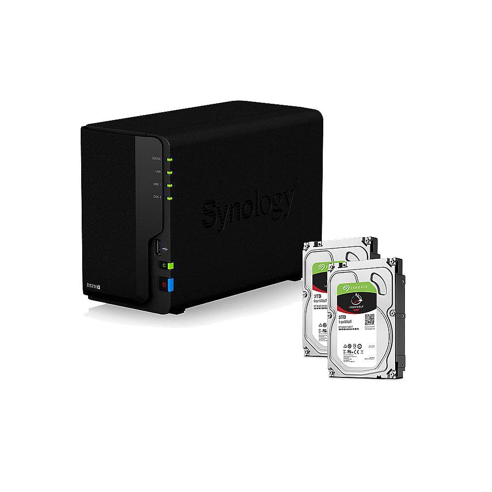 Synology DS218  NAS System 2-Bay 6TB inkl. 2x 3TB Seagate ST3000VN007