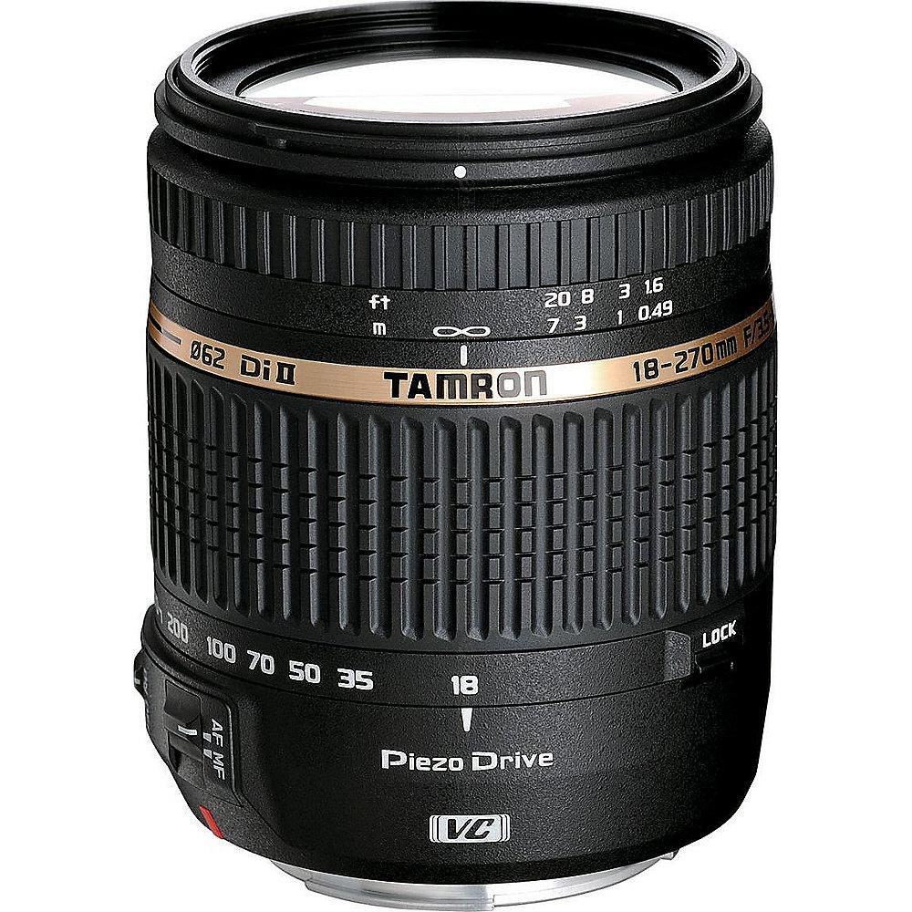 Tamron AF 18-270mm f/3.5-6.3 Di II VC PZD Reise Zoom Objektiv für Nikon