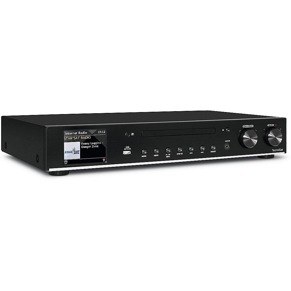 TechniSat DIGITRADIO 140, schwarz CD DAB /UKW/Internetradio, Multiroom-Streaming
