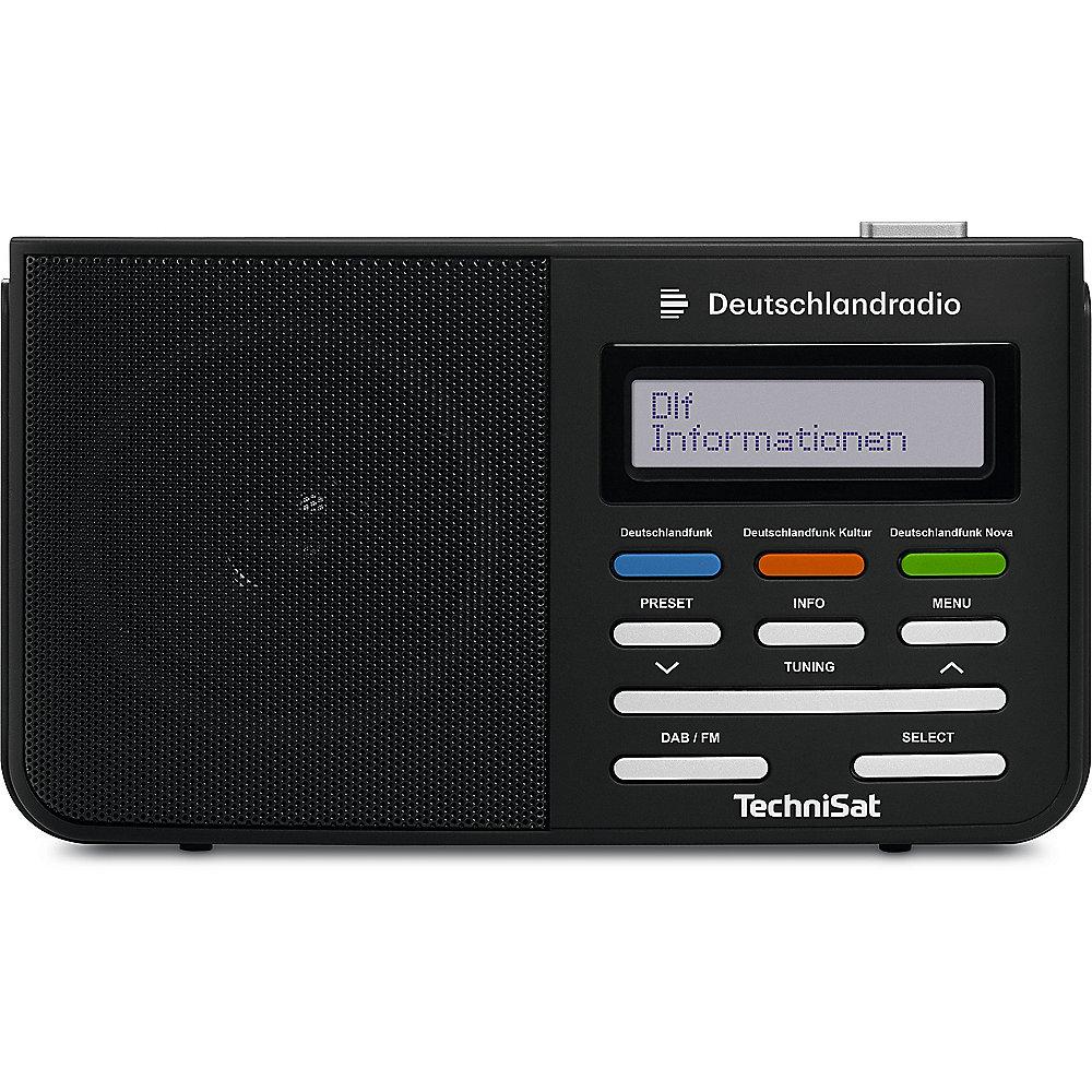 TechniSat DIGITRADIO 210 Deutschlandradio schwarz UKW/DAB  Radio