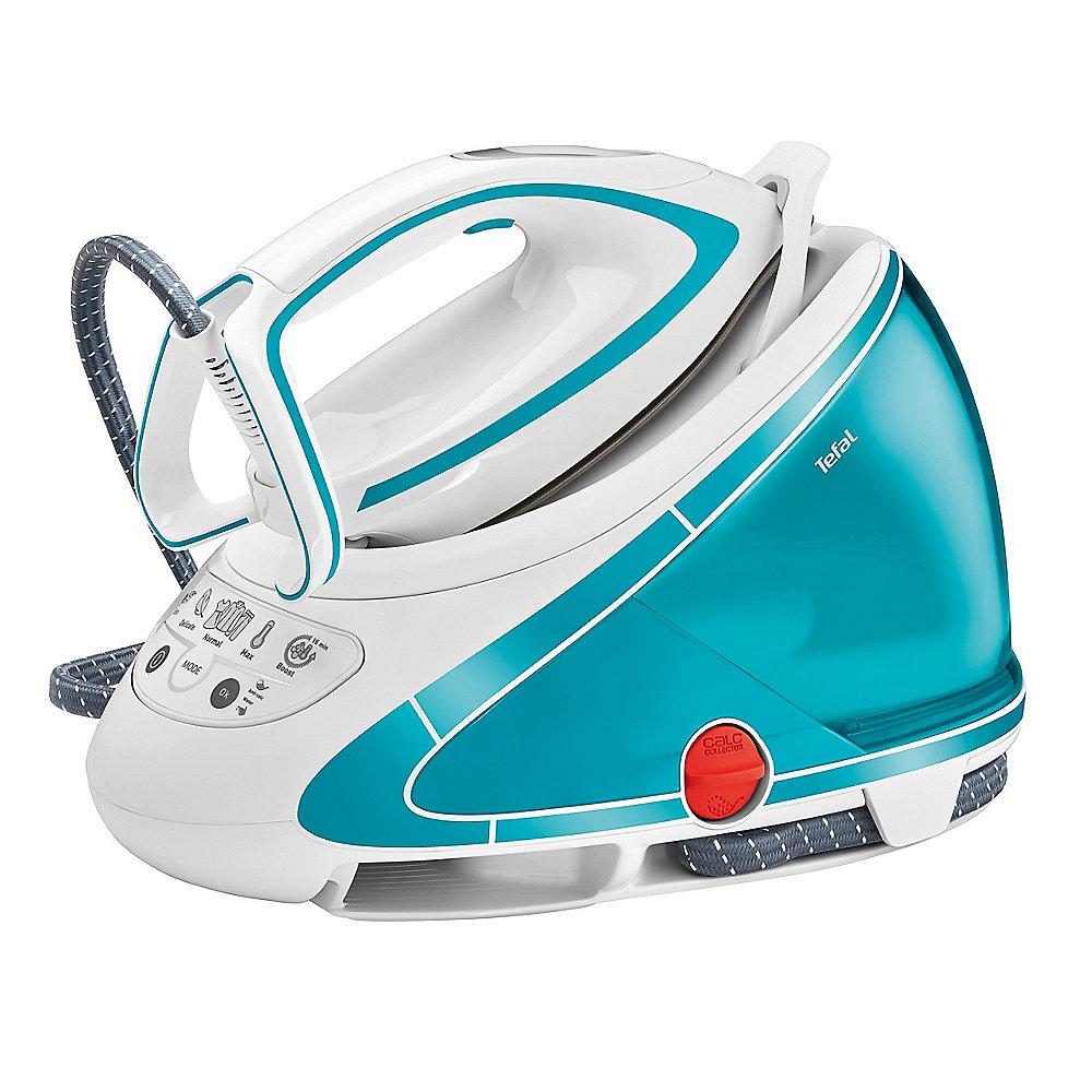 Tefal GV9568 Pro Express Ultimate Hochdruck-Dampfbügelstation weiss/türkis