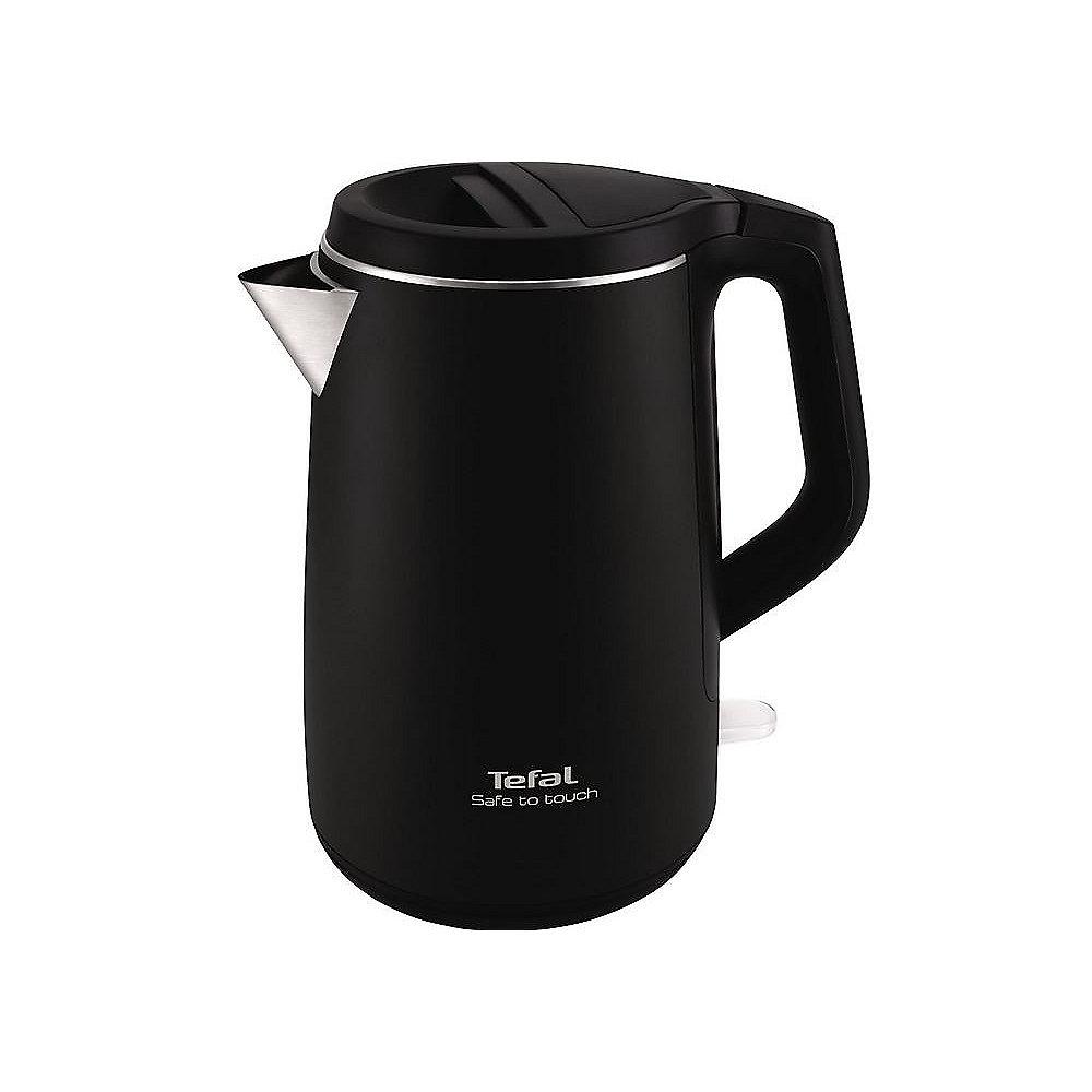 Tefal KO 3718 Wasserkocher 1,5 Liter Schwarz / Edelstahl