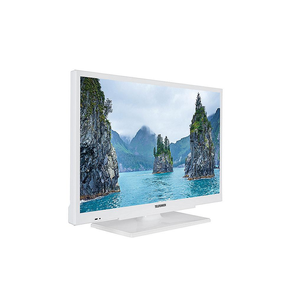 Telefunken XF22G101D-W 56cm 22" Weißer Fernseher mit DVD-Player