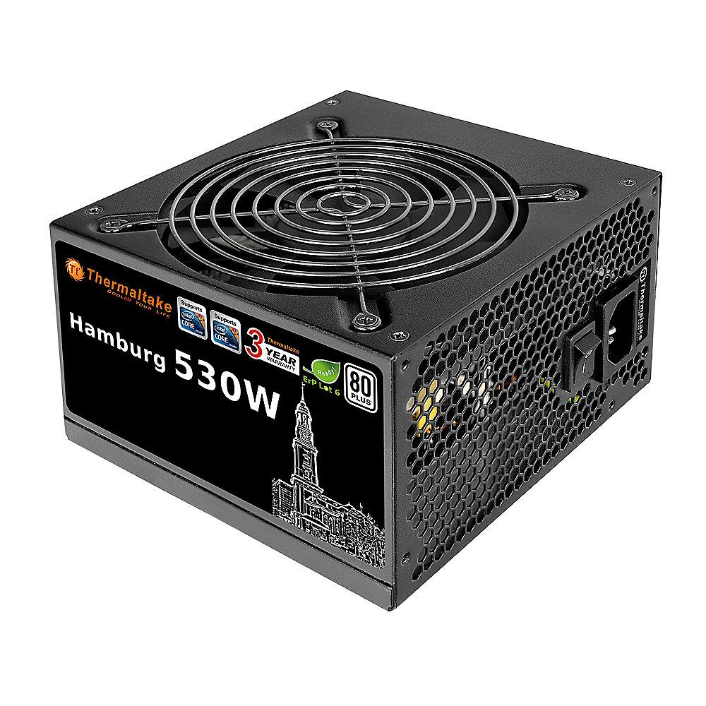 Thermaltake Hamburg 530W ATX Netzteil (120mm Lüfter) 80  Bronze