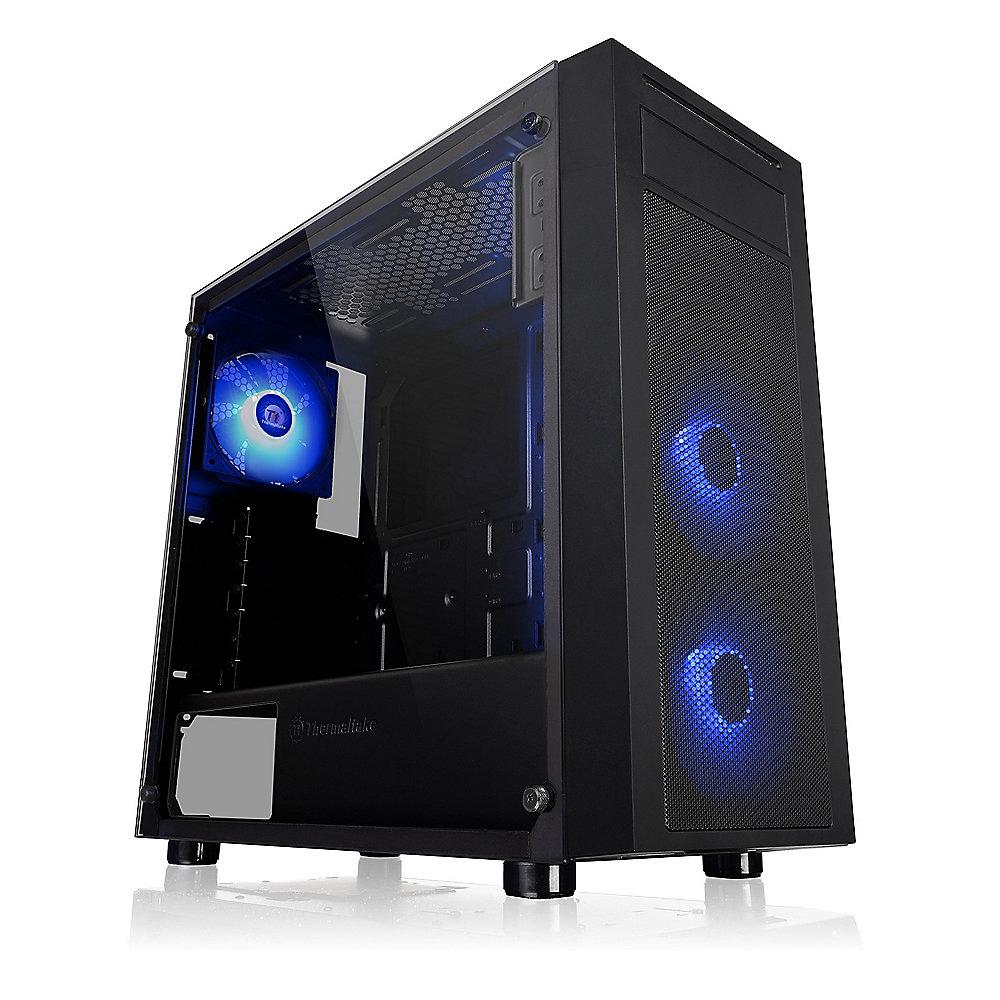 Thermaltake Versa J22 RGB Midi-Tower ATX Gehäuse mit Sichtfenster ohne Netzteil