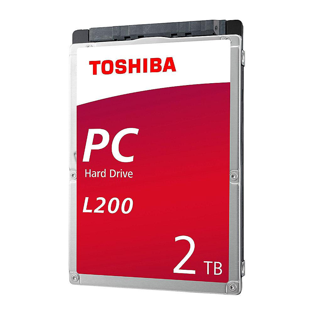 Toshiba L200 HDWL120UZSVA - 2TB 5400rpm 128MB SATA600 2.5zoll Bulk